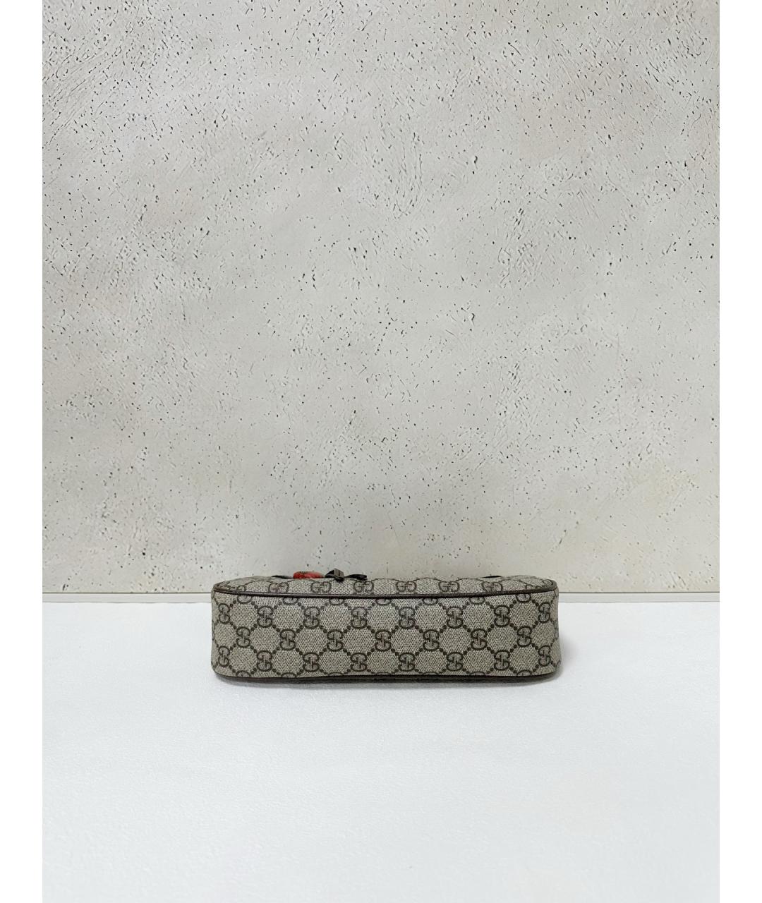 GUCCI Бежевая деним сумка через плечо, фото 5