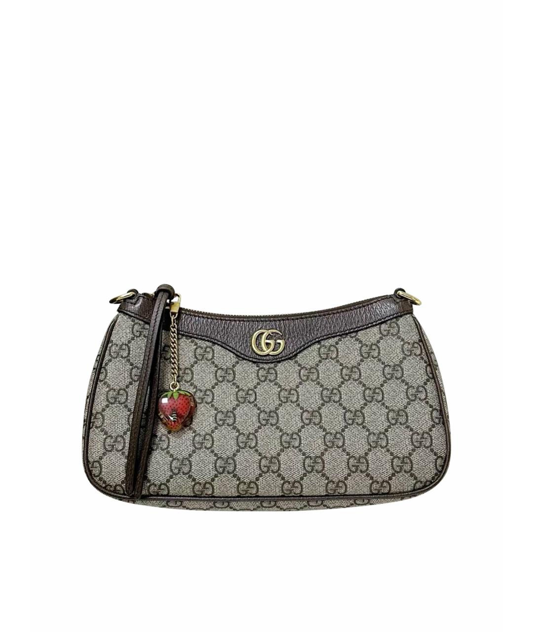 GUCCI Бежевая деним сумка через плечо, фото 1