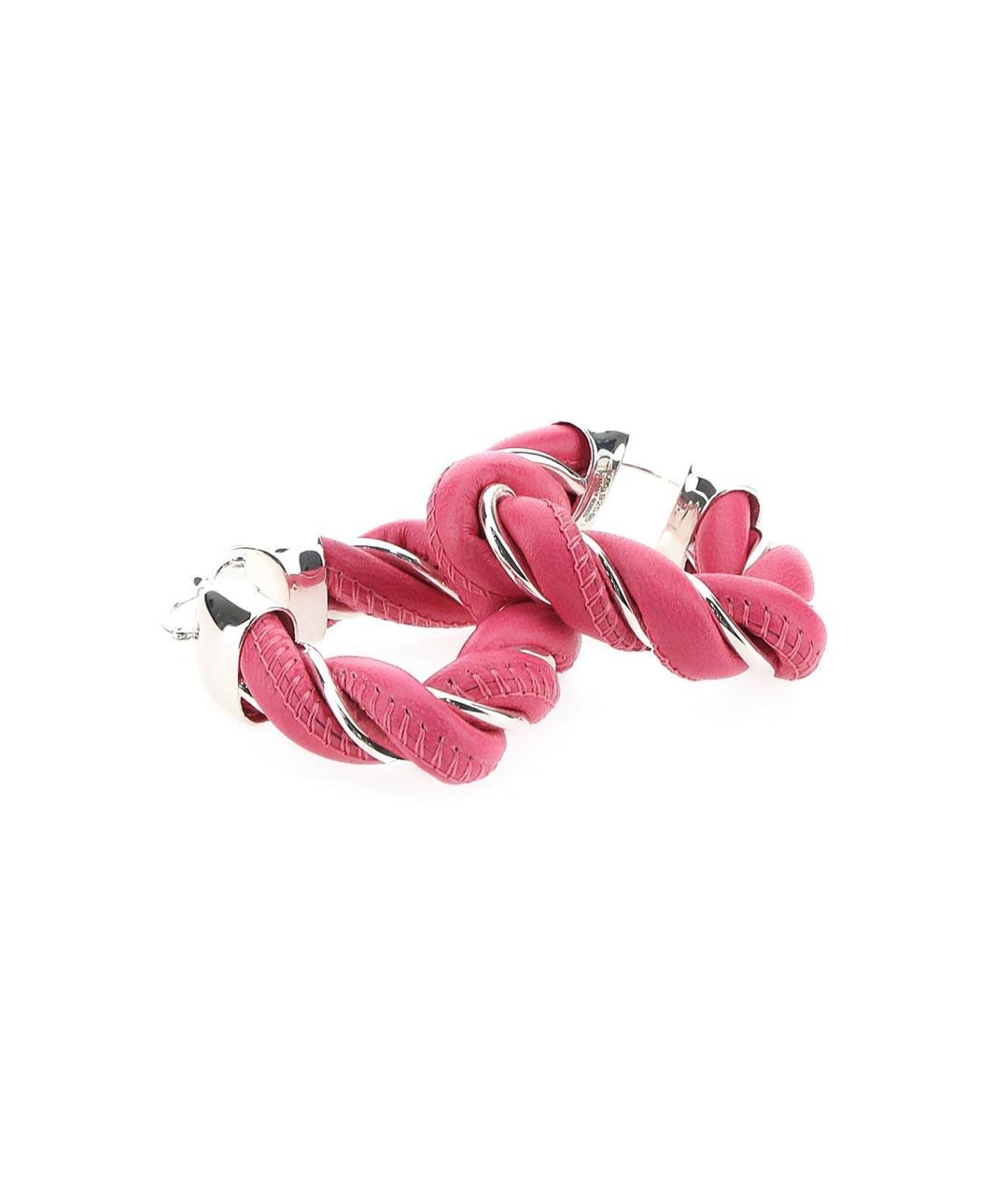 BOTTEGA VENETA Розовые серьги, фото 2