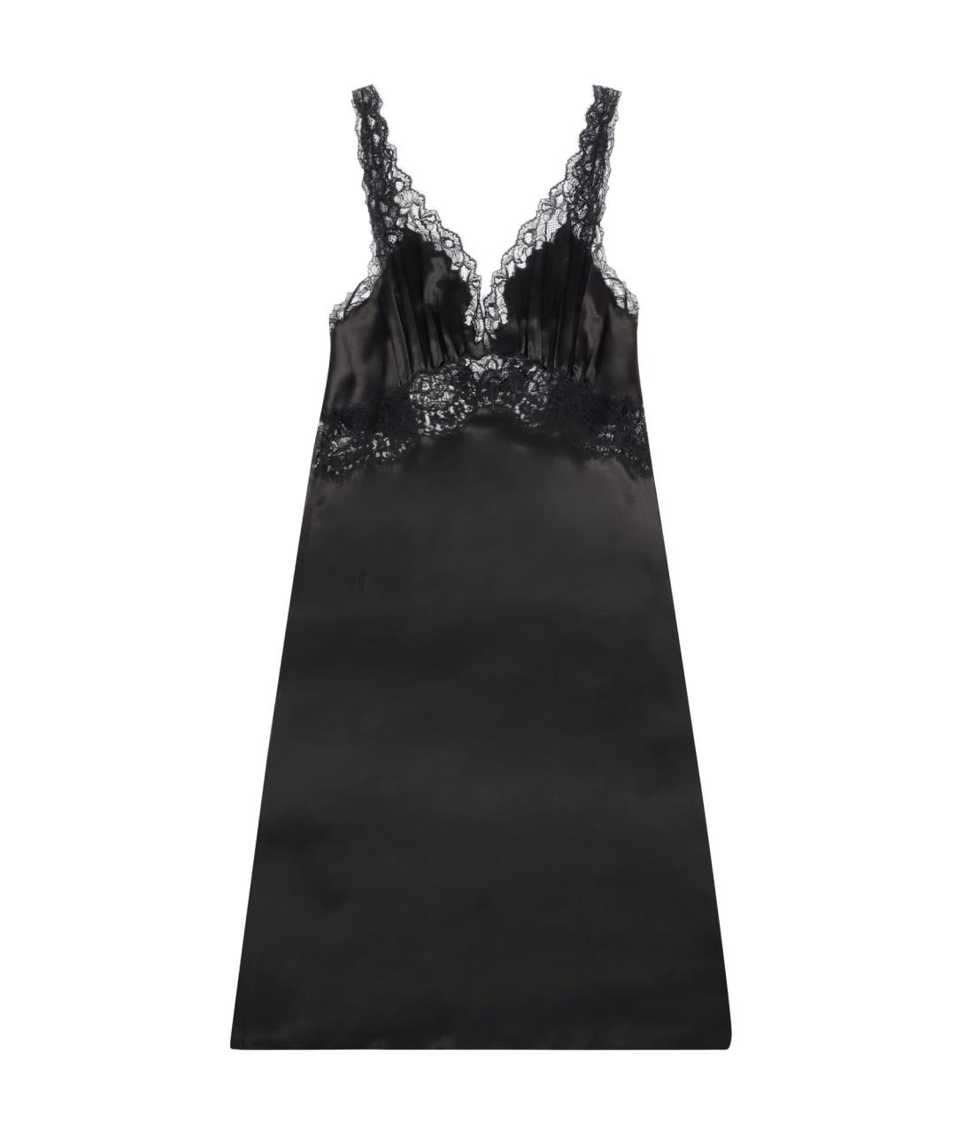 SAINT LAURENT Черное повседневное платье, фото 1