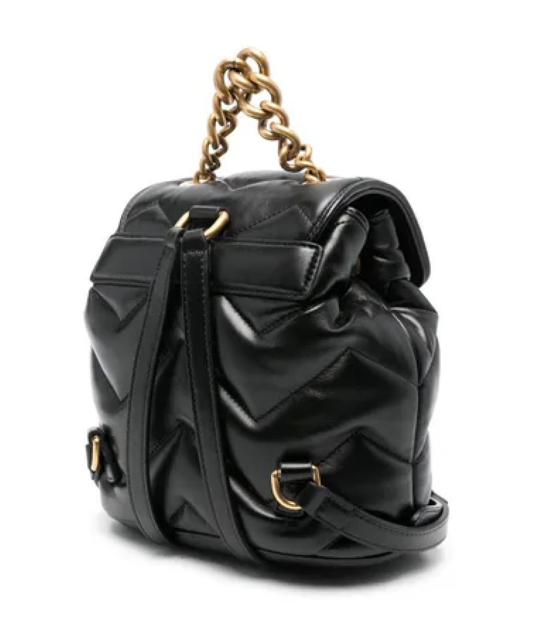 GUCCI Черный кожаный рюкзак, фото 2