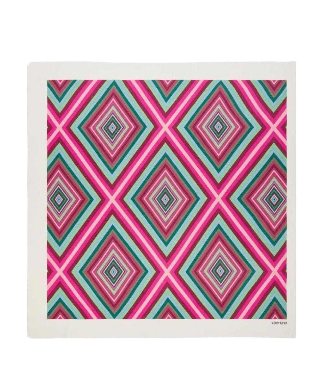 VALENTINO Мульти шелковый шарф, фото 1