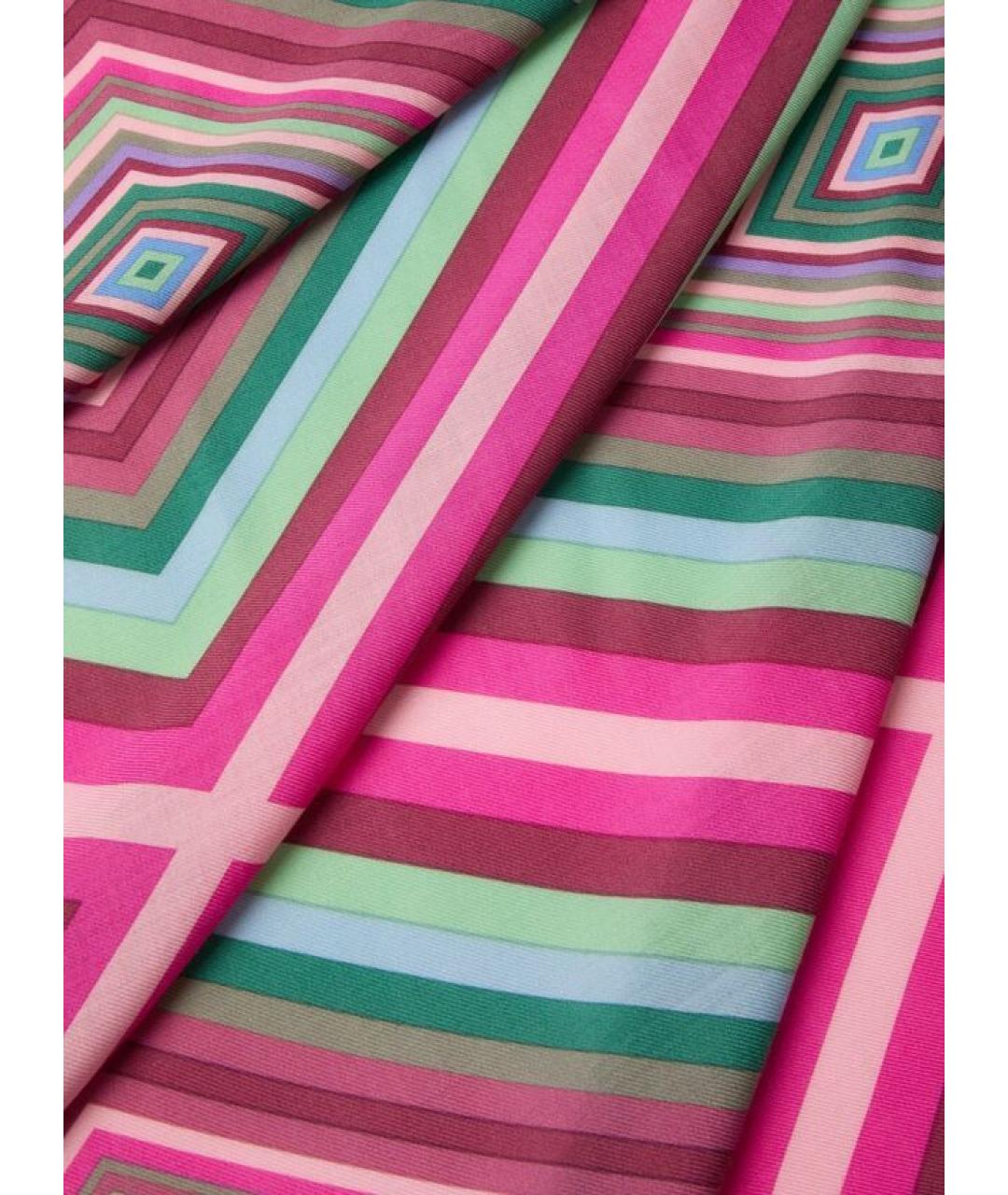 VALENTINO Мульти шелковый шарф, фото 2