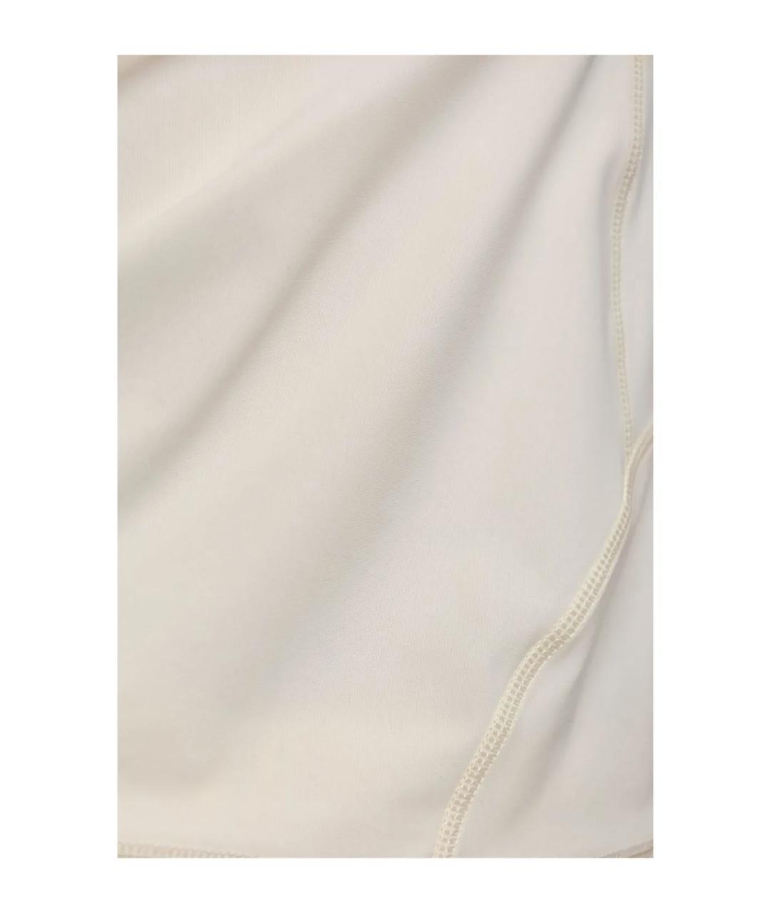 MONCLER Белая полиамидовая футболка, фото 3