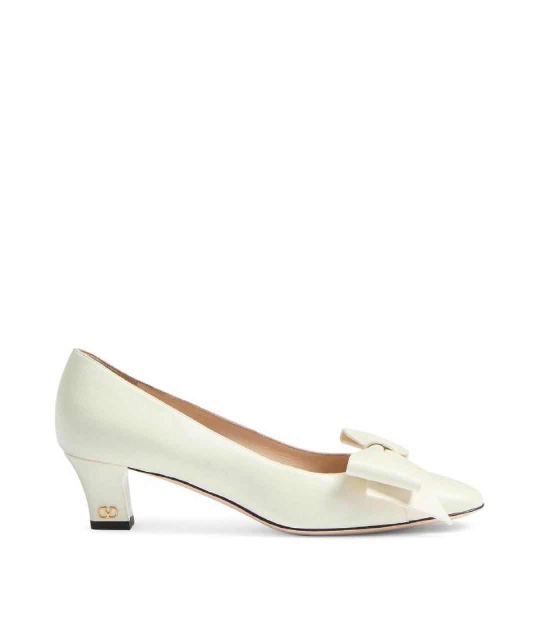 VALENTINO Белые кожаные туфли, фото 1