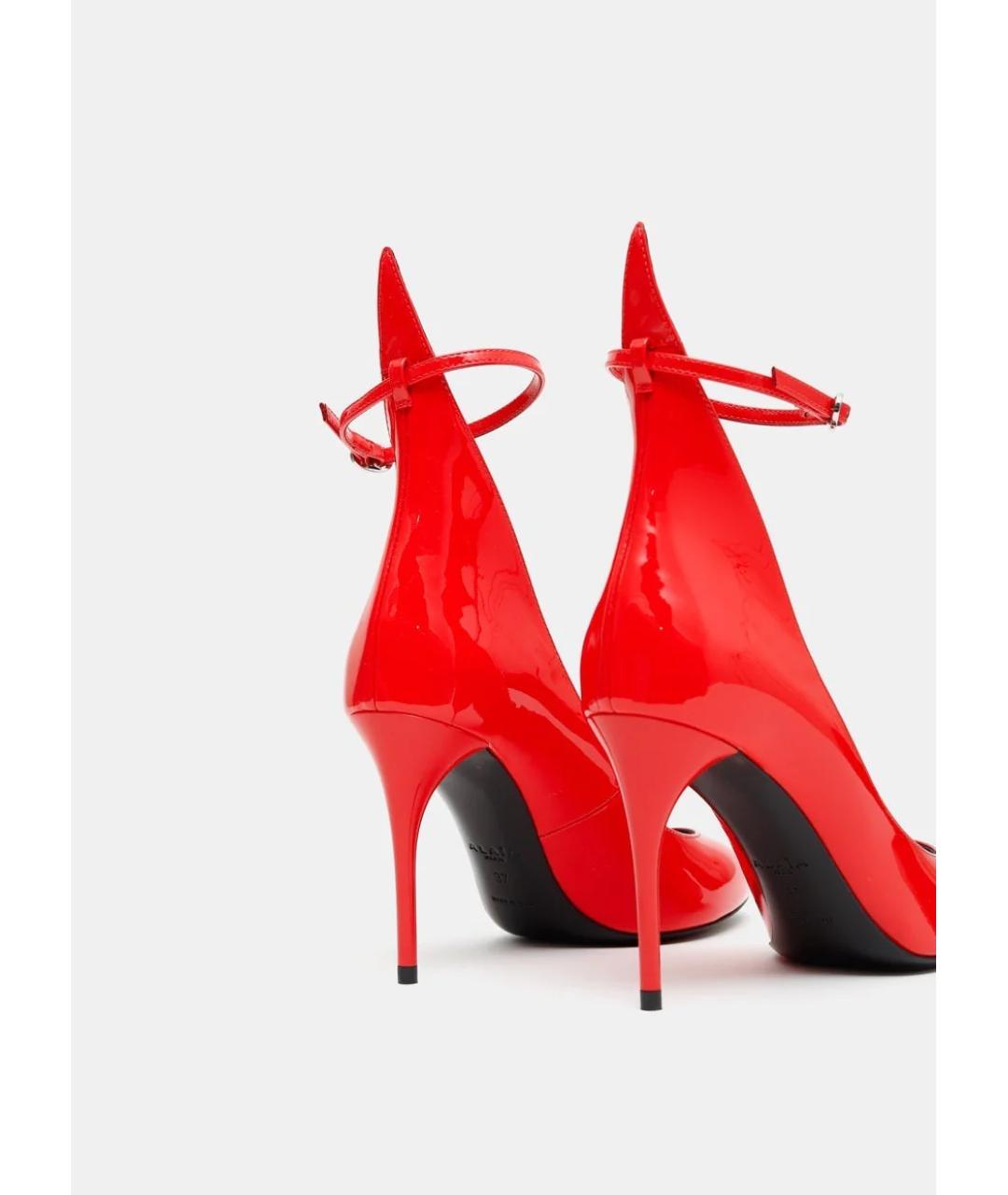 ALAIA Антрацитовые туфли из лакированной кожи, фото 3