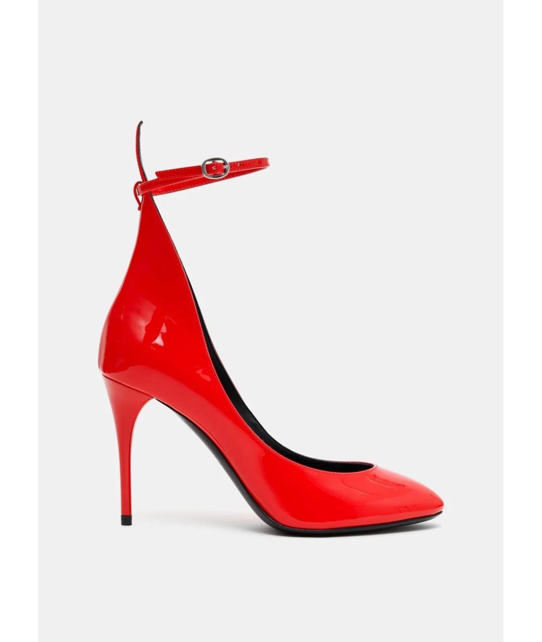 ALAIA Антрацитовые туфли из лакированной кожи, фото 4