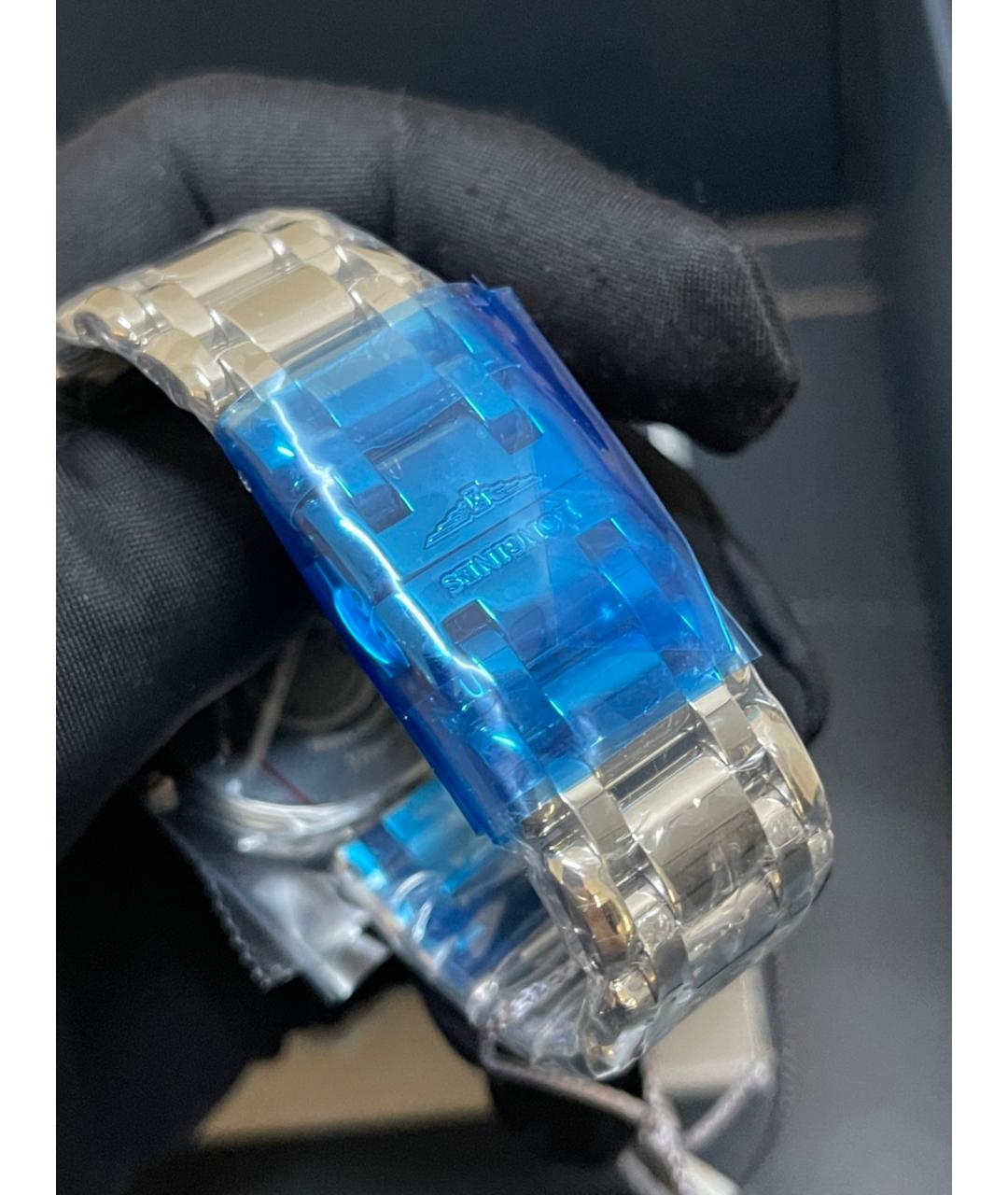 LONGINES Белые металлические часы, фото 8