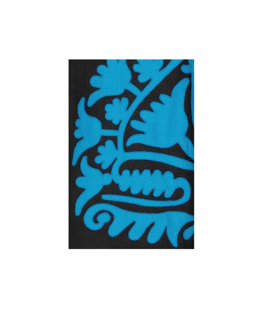 VITA KIN Бирюзовое льняное повседневное платье, фото 3