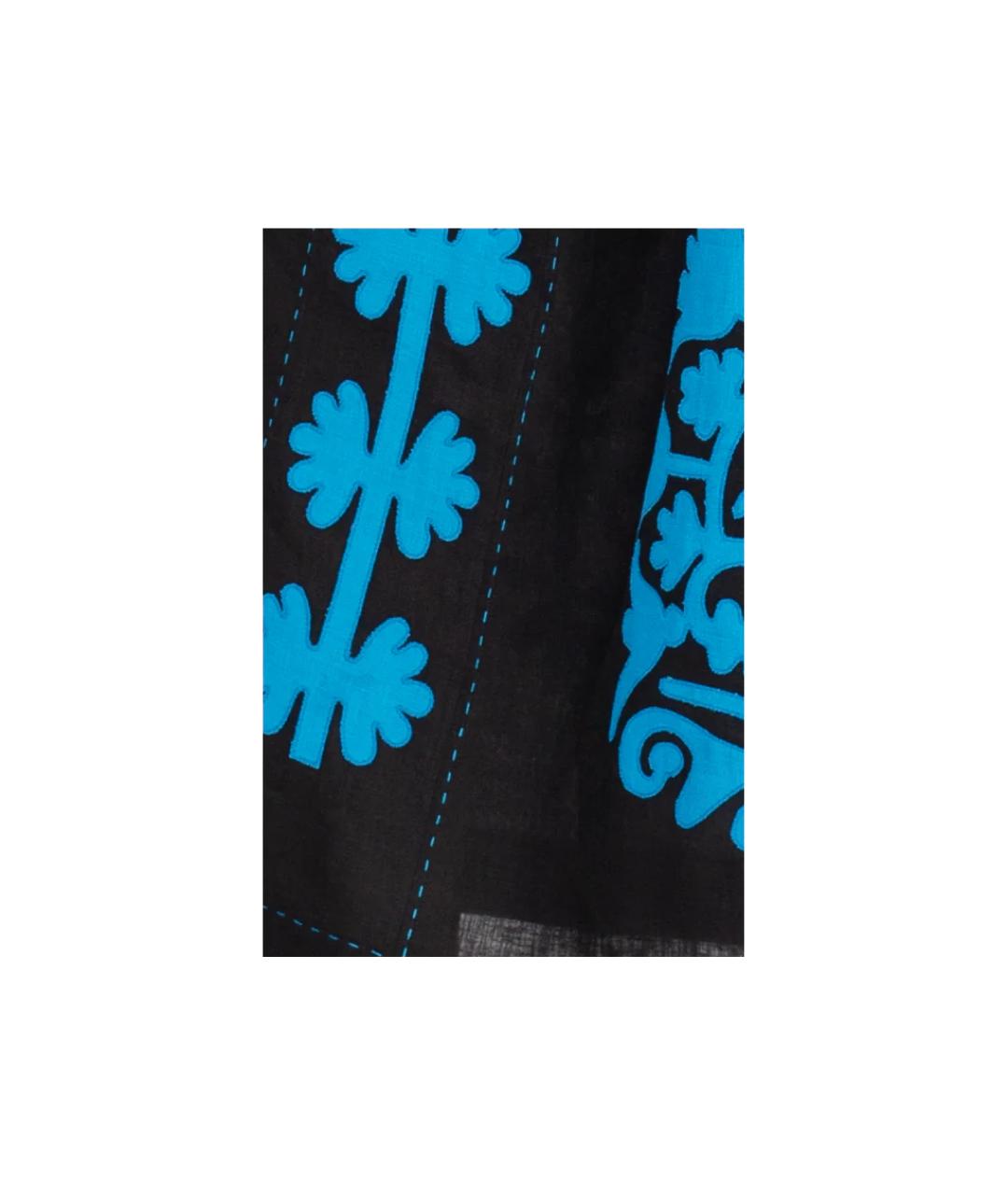 VITA KIN Бирюзовое льняное повседневное платье, фото 4