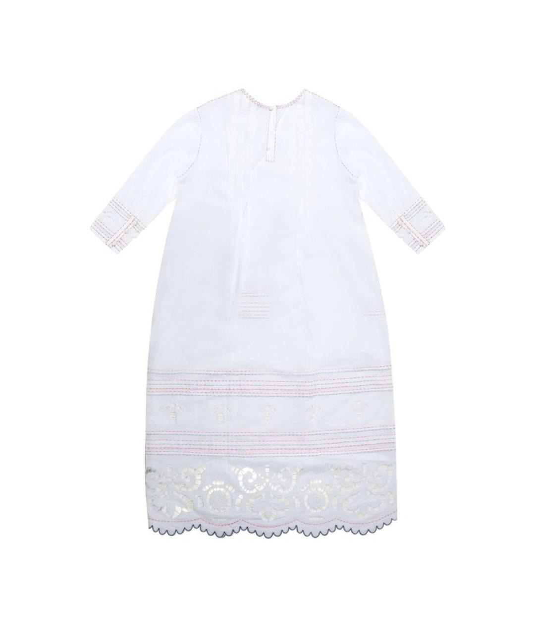 VITA KIN Белое хлопковое повседневное платье, фото 2