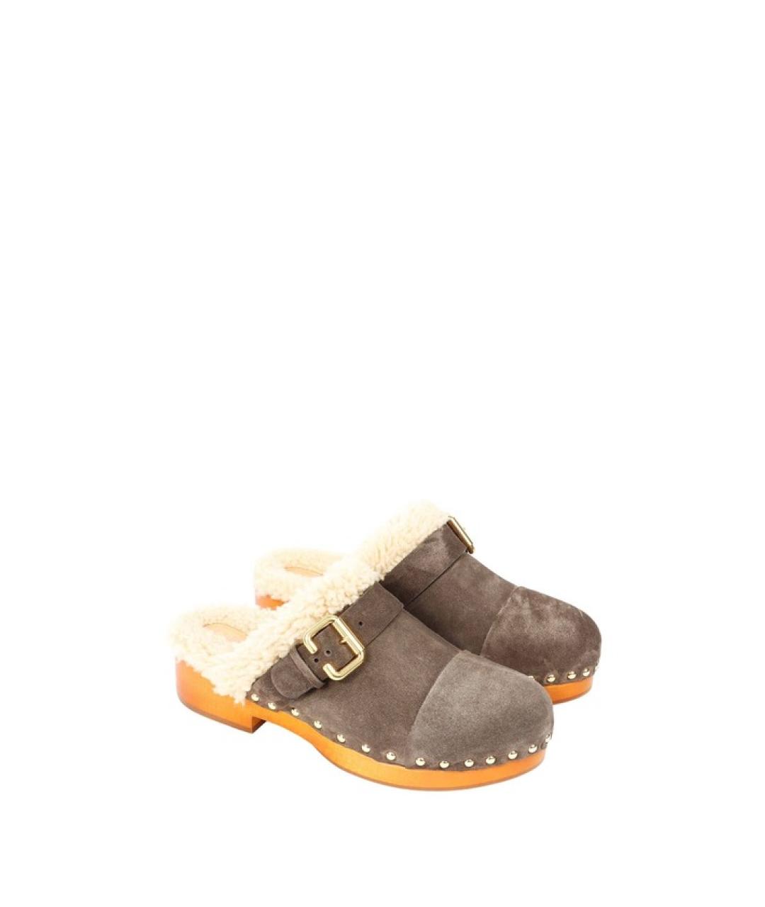 CHLOE Кожаные сабо, фото 2