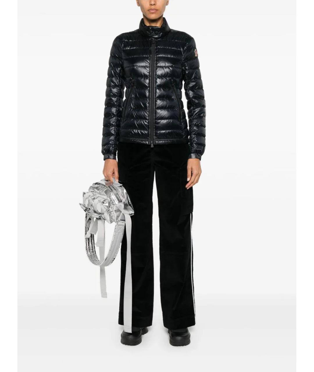 MONCLER Черная полиамидовая куртка, фото 2