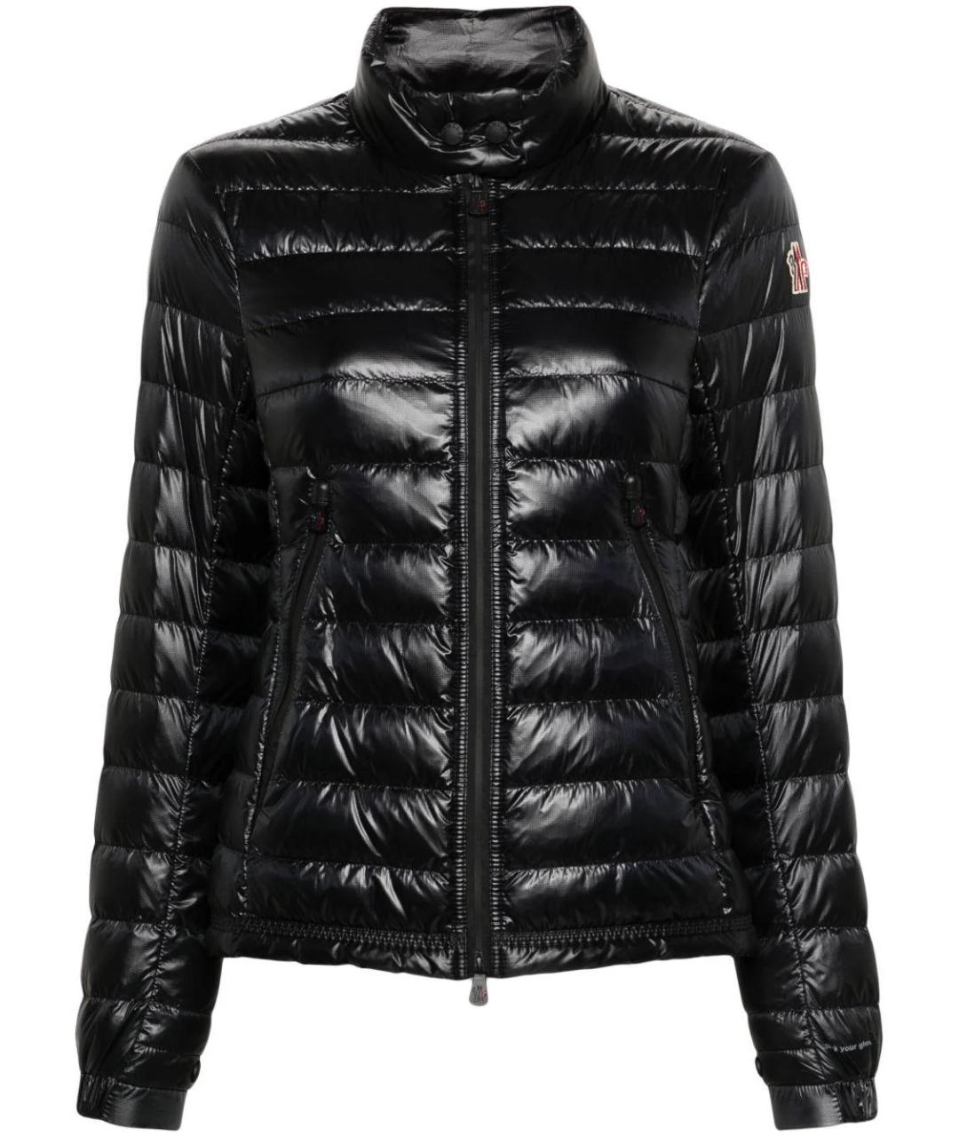 MONCLER Черная полиамидовая куртка, фото 1