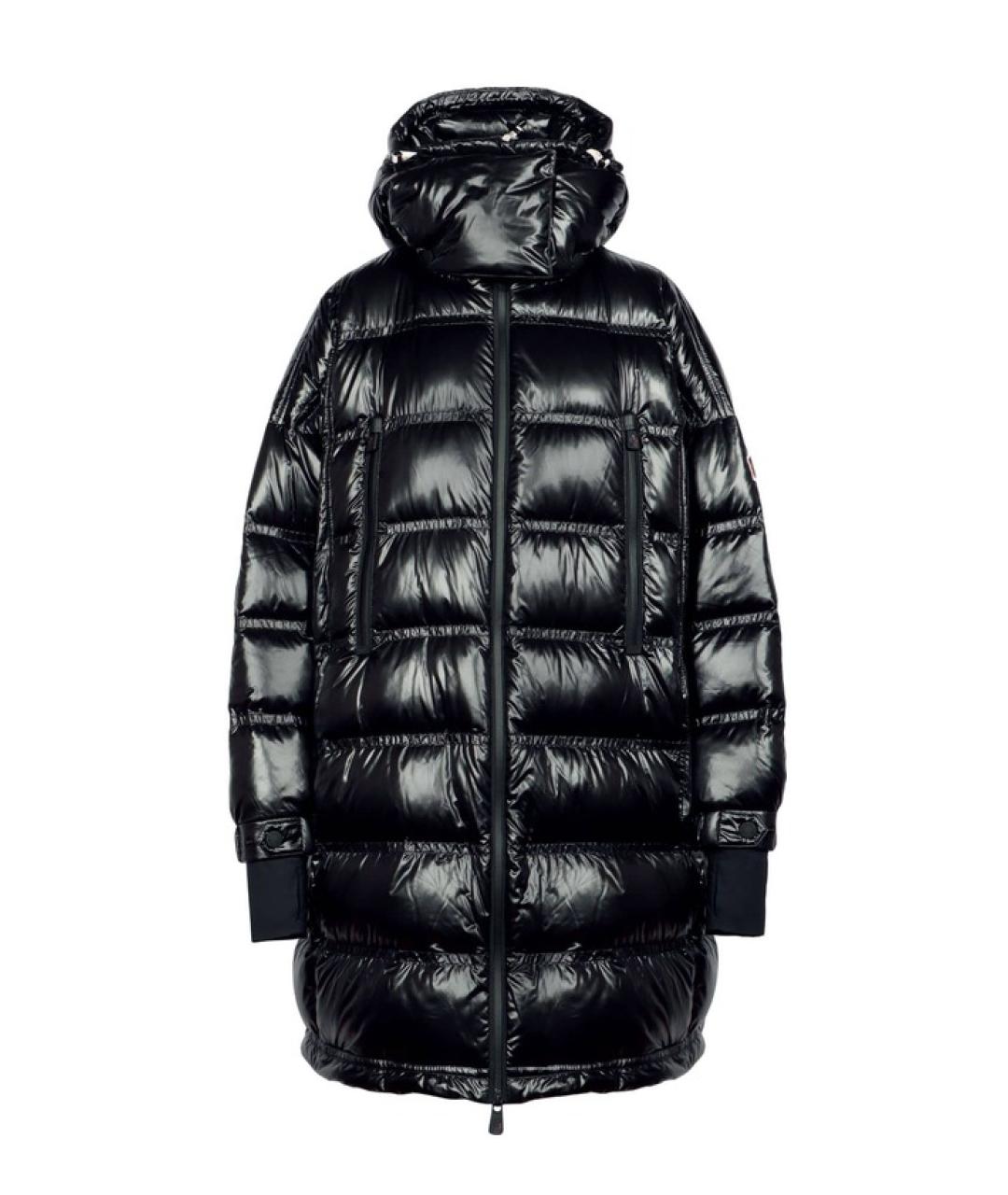 MONCLER Черная полиамидовая куртка, фото 1