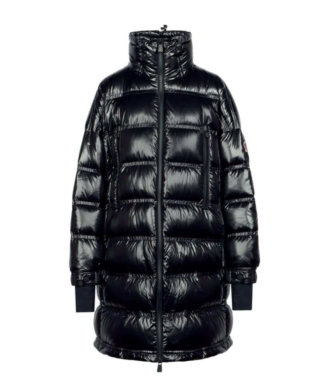 MONCLER Черная полиамидовая куртка, фото 3
