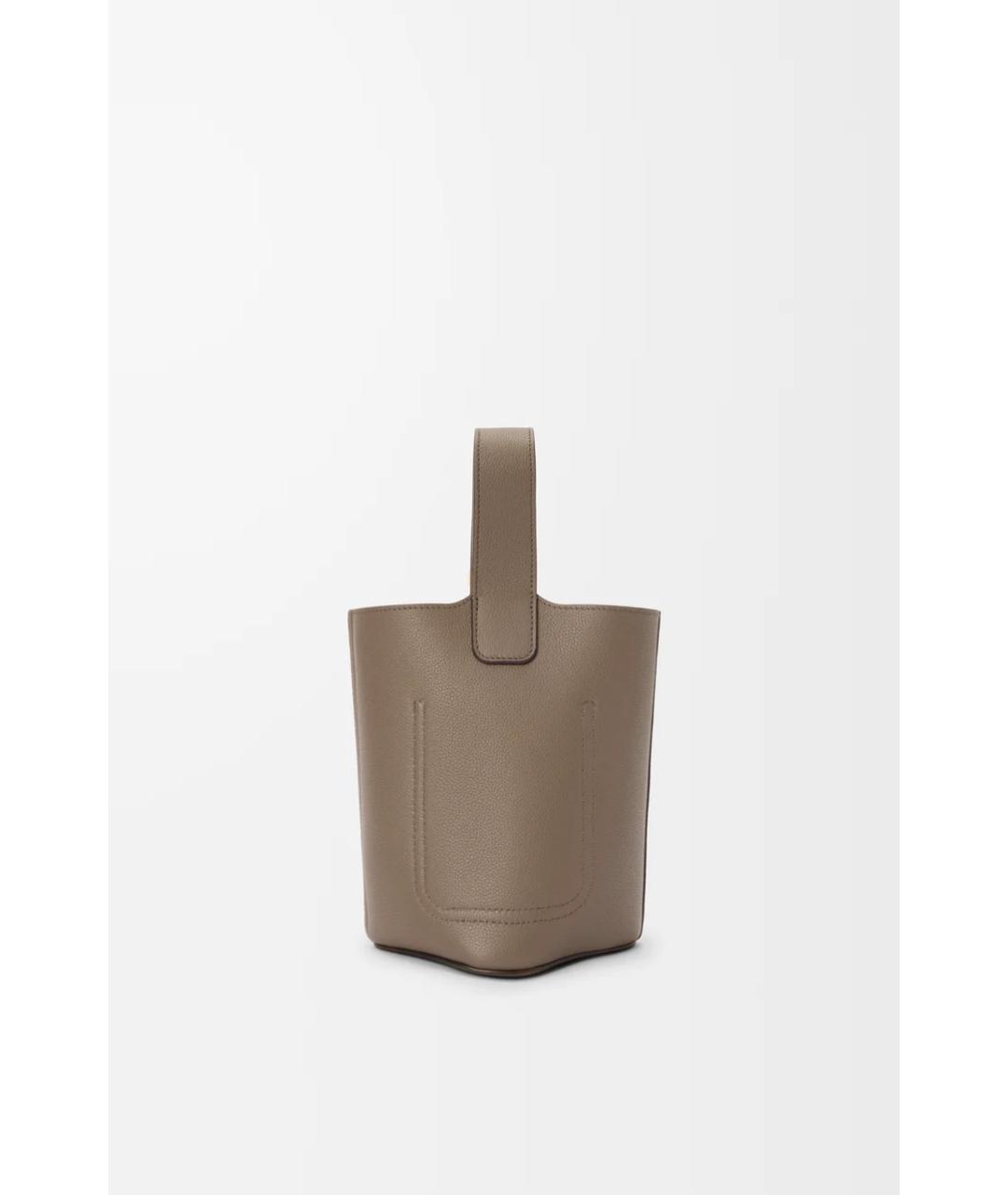 LOEWE Зеленая кожаная сумка через плечо, фото 4