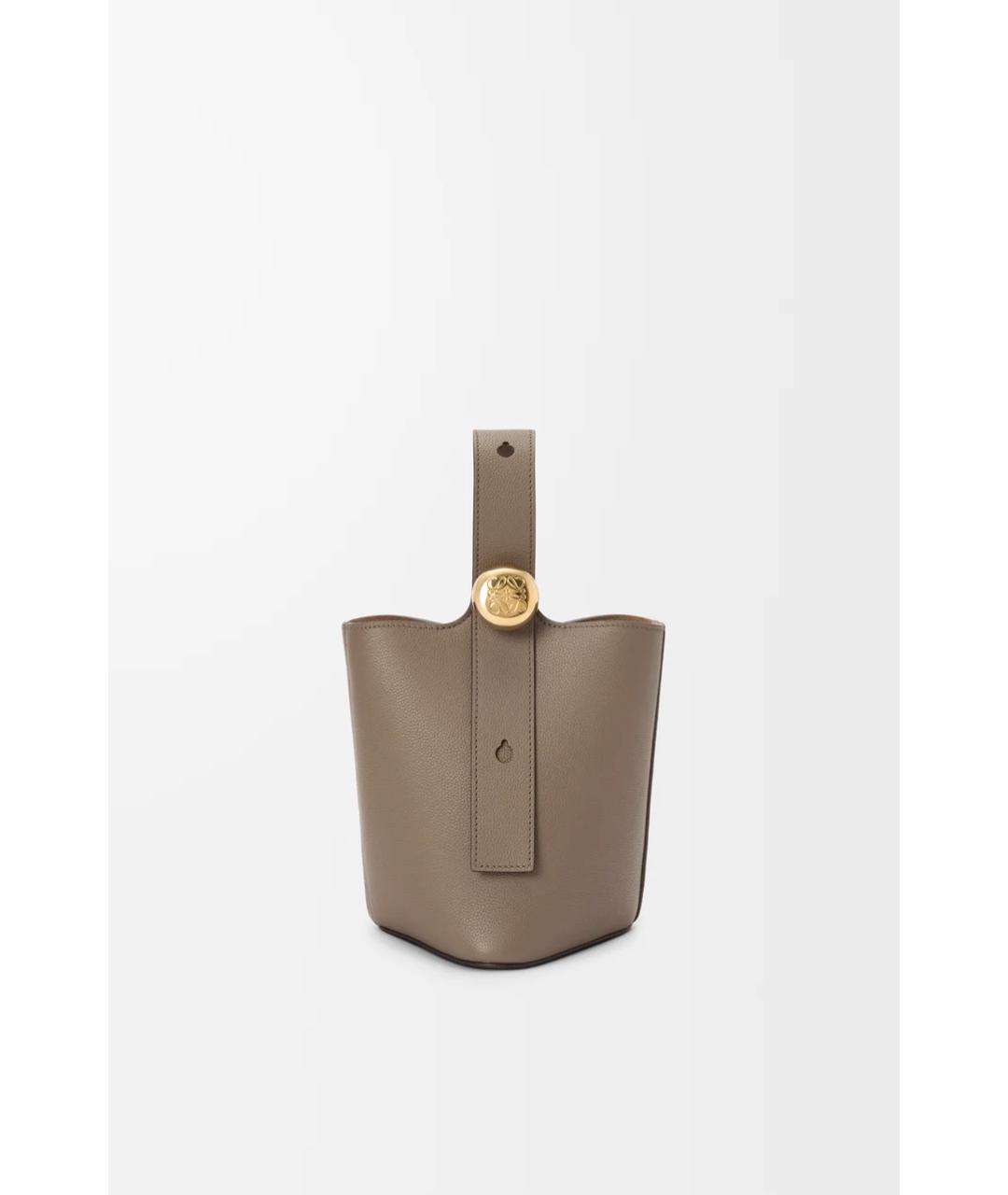 LOEWE Зеленая кожаная сумка через плечо, фото 3