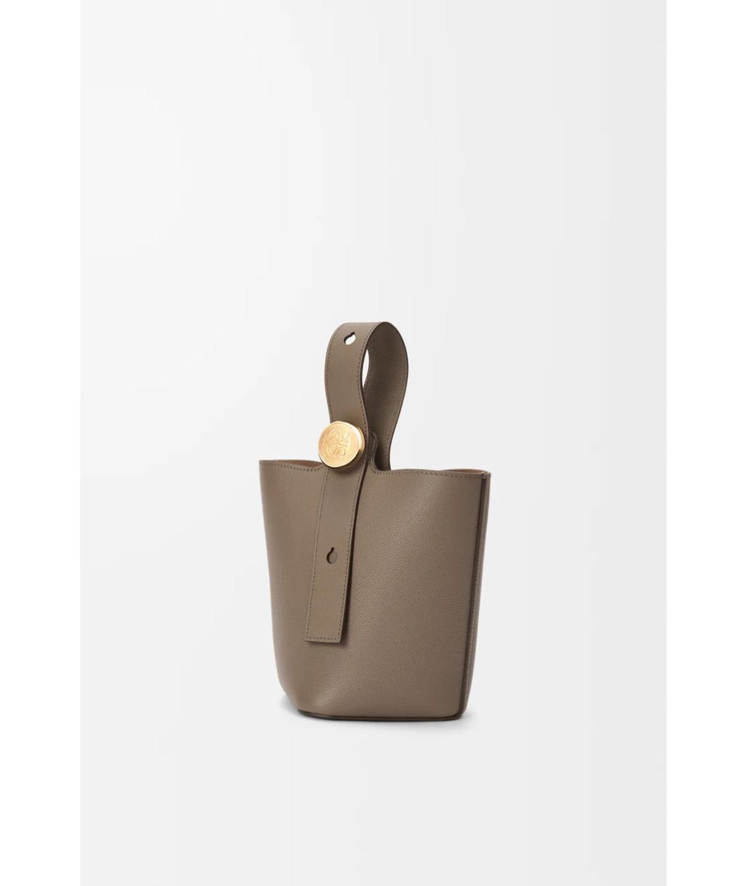 LOEWE Зеленая кожаная сумка через плечо, фото 6