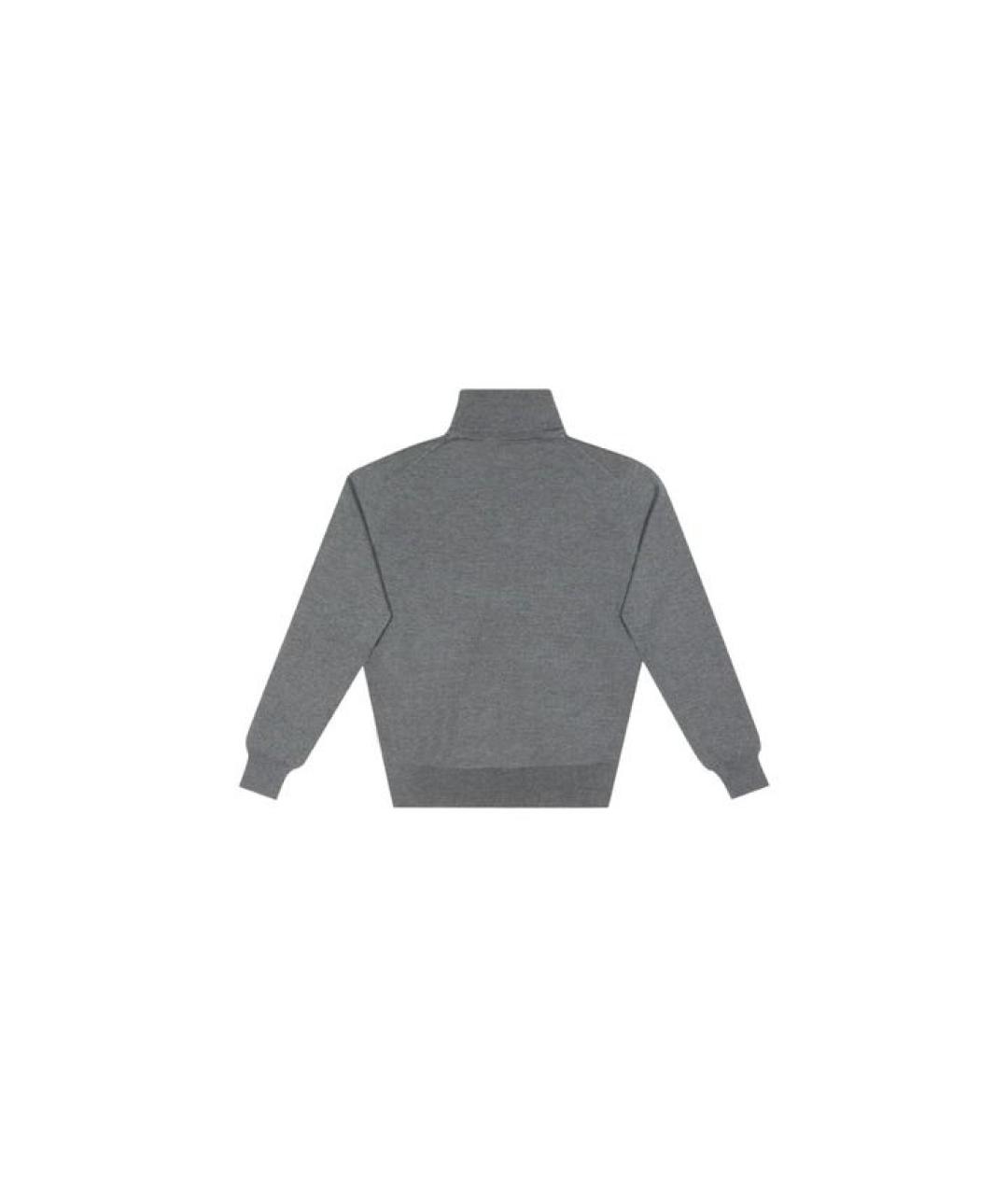 GUCCI Серый шерстяной джемпер / свитер, фото 2