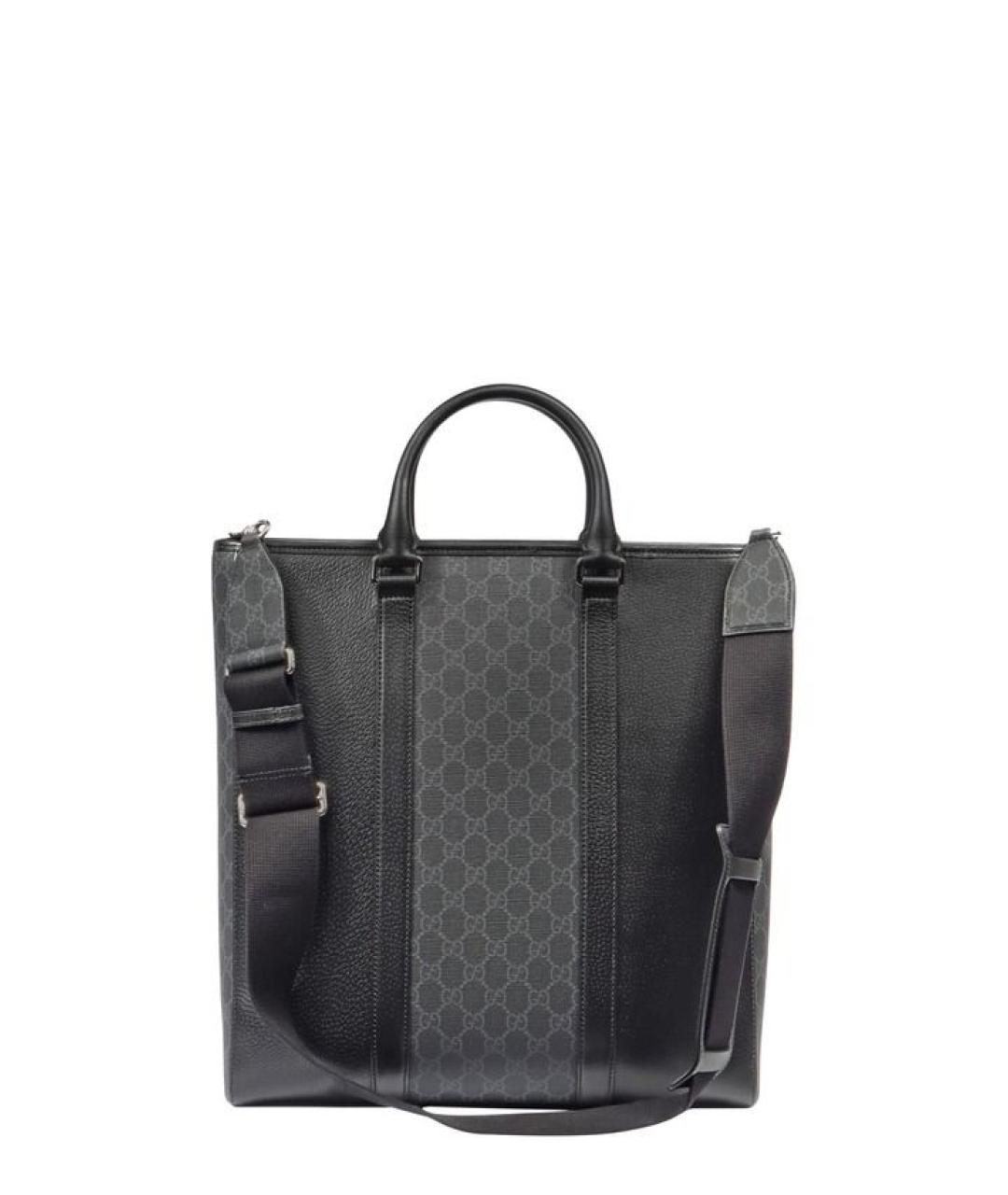GUCCI Черная сумка тоут, фото 3