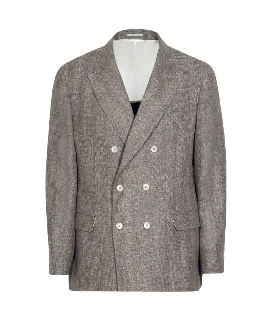 BRUNELLO CUCINELLI Мульти льняной пиджак, фото 1