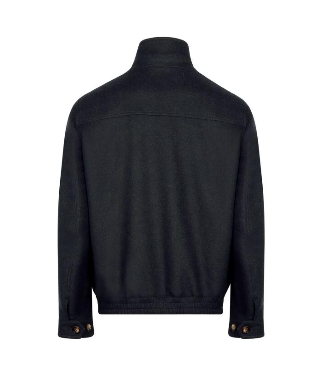 BRUNELLO CUCINELLI Черная шерстяная куртка, фото 2