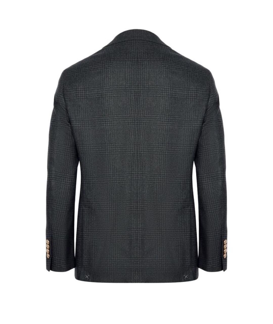 BRUNELLO CUCINELLI Антрацитовый шерстяной пиджак, фото 2