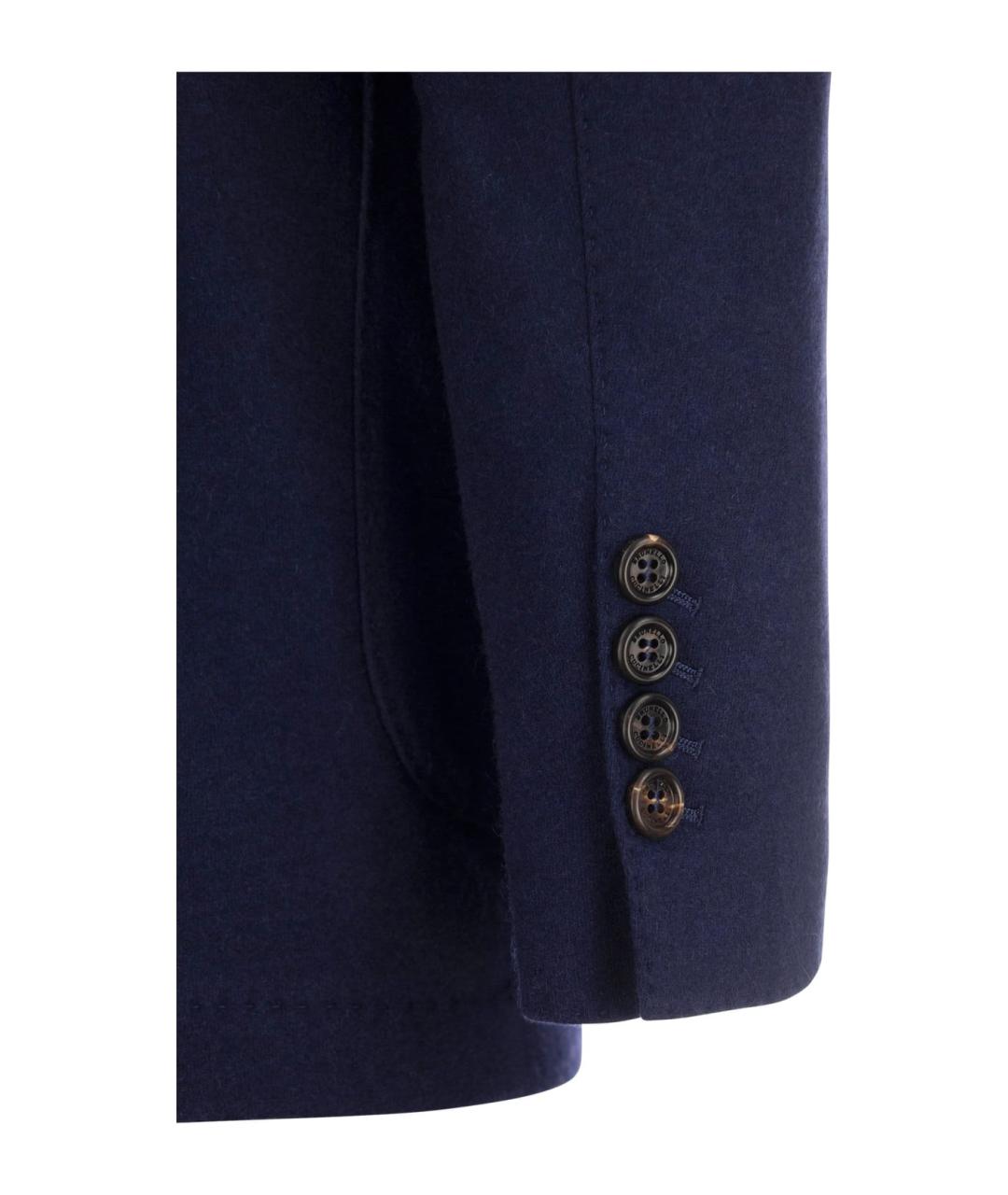 BRUNELLO CUCINELLI Синий кашемировый пиджак, фото 4