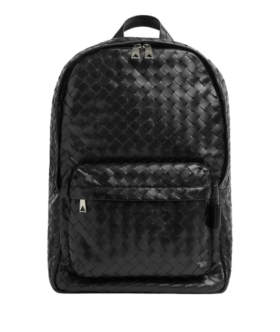 BOTTEGA VENETA Черный кожаный рюкзак, фото 1