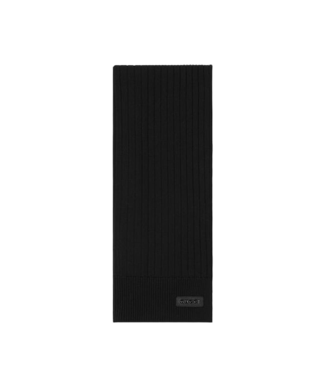 GUCCI Черный шарф, фото 1