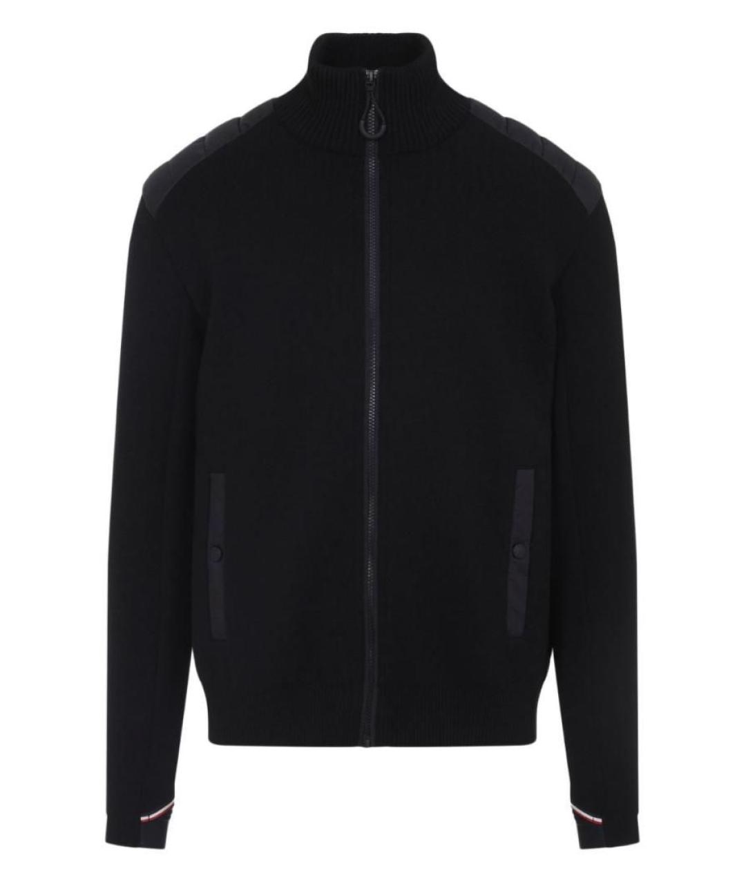 MONCLER Черная шерстяная куртка, фото 1