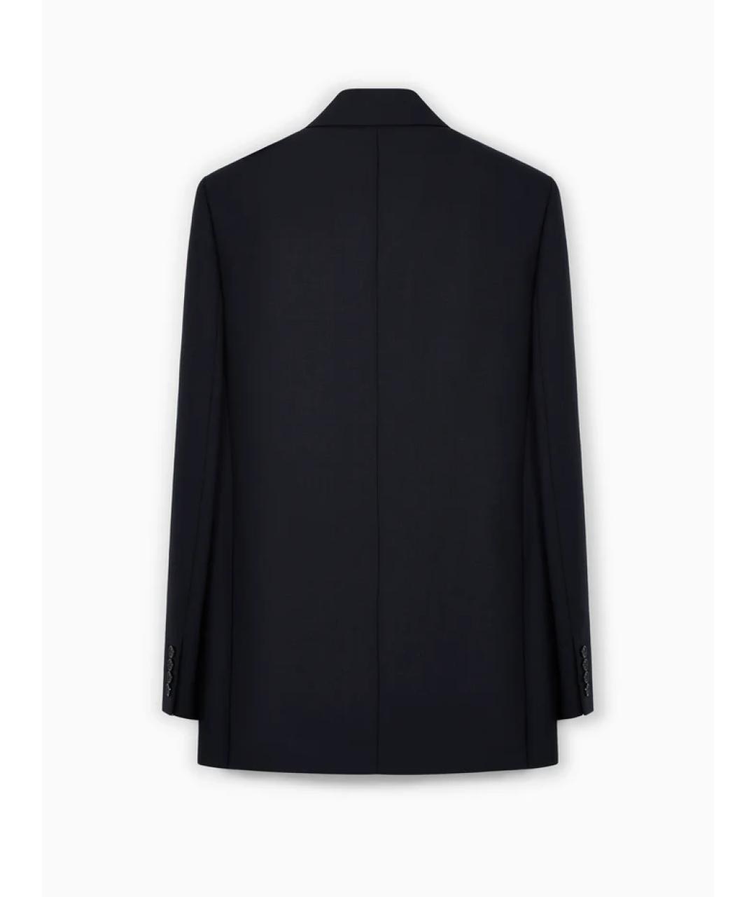 SAINT LAURENT Синий шерстяной пиджак, фото 2