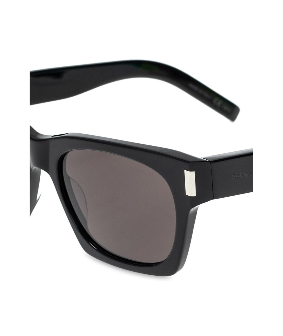 SAINT LAURENT Черные солнцезащитные очки, фото 2