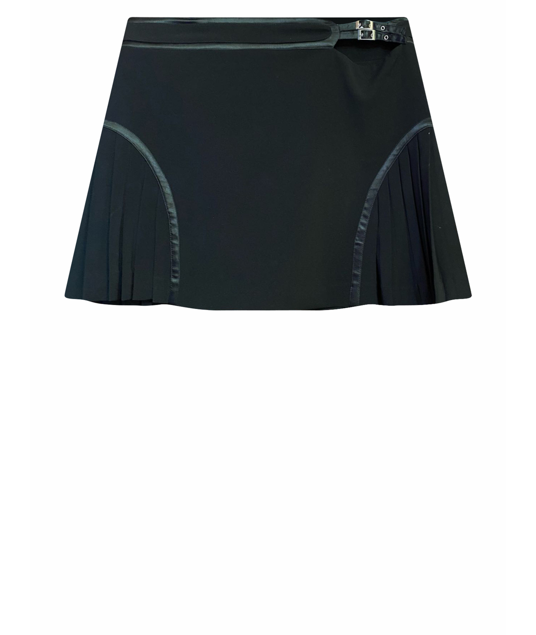 VERSACE JEANS COUTURE Черная полиэстеровая юбка мини, фото 1