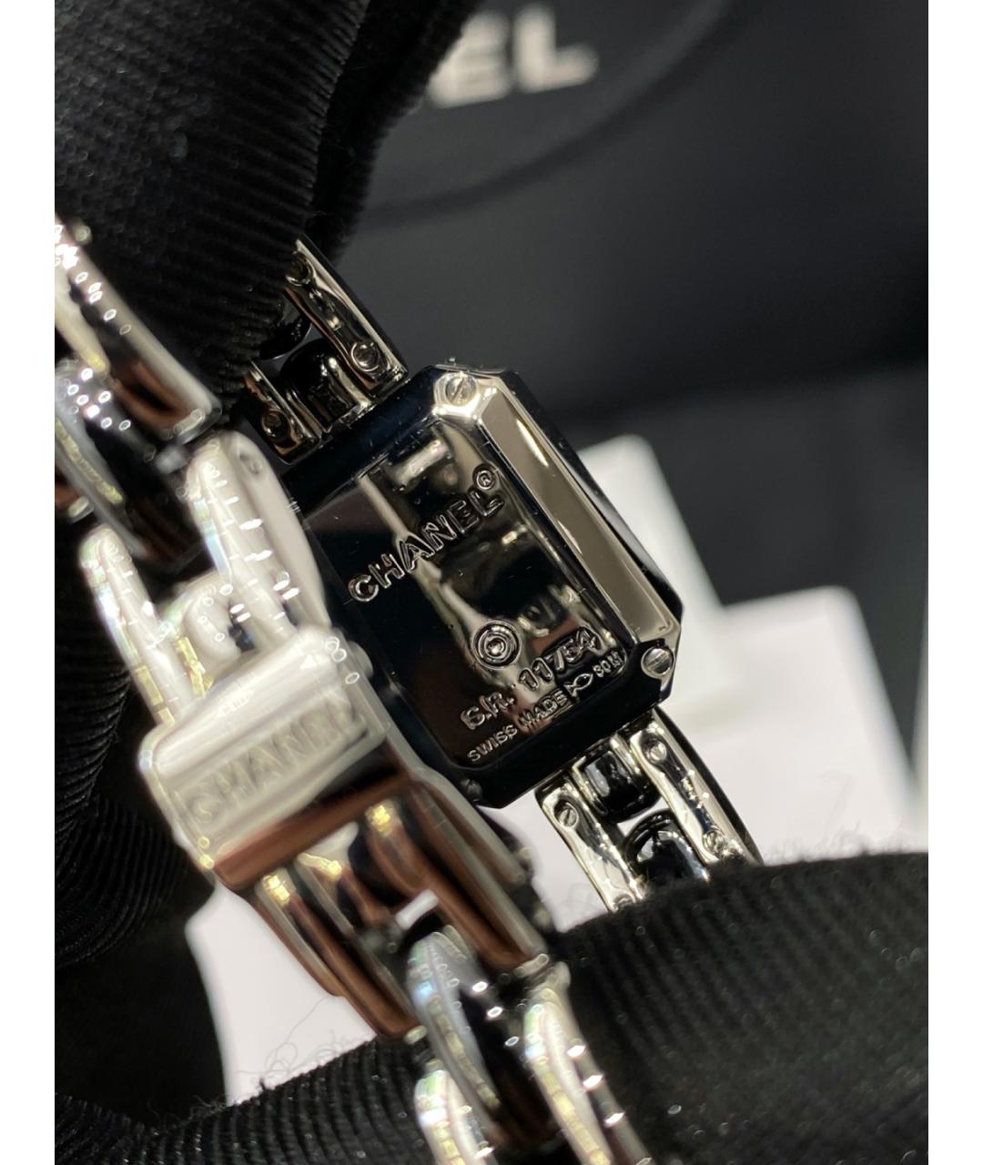 CHANEL Черные керамические часы, фото 7