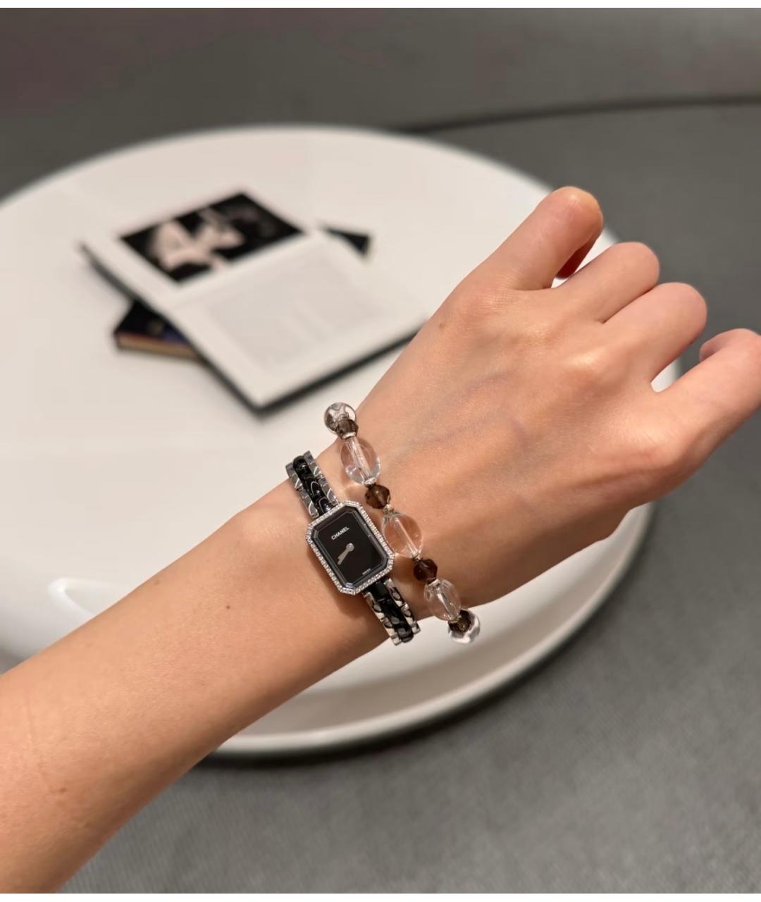 CHANEL Черные керамические часы, фото 9