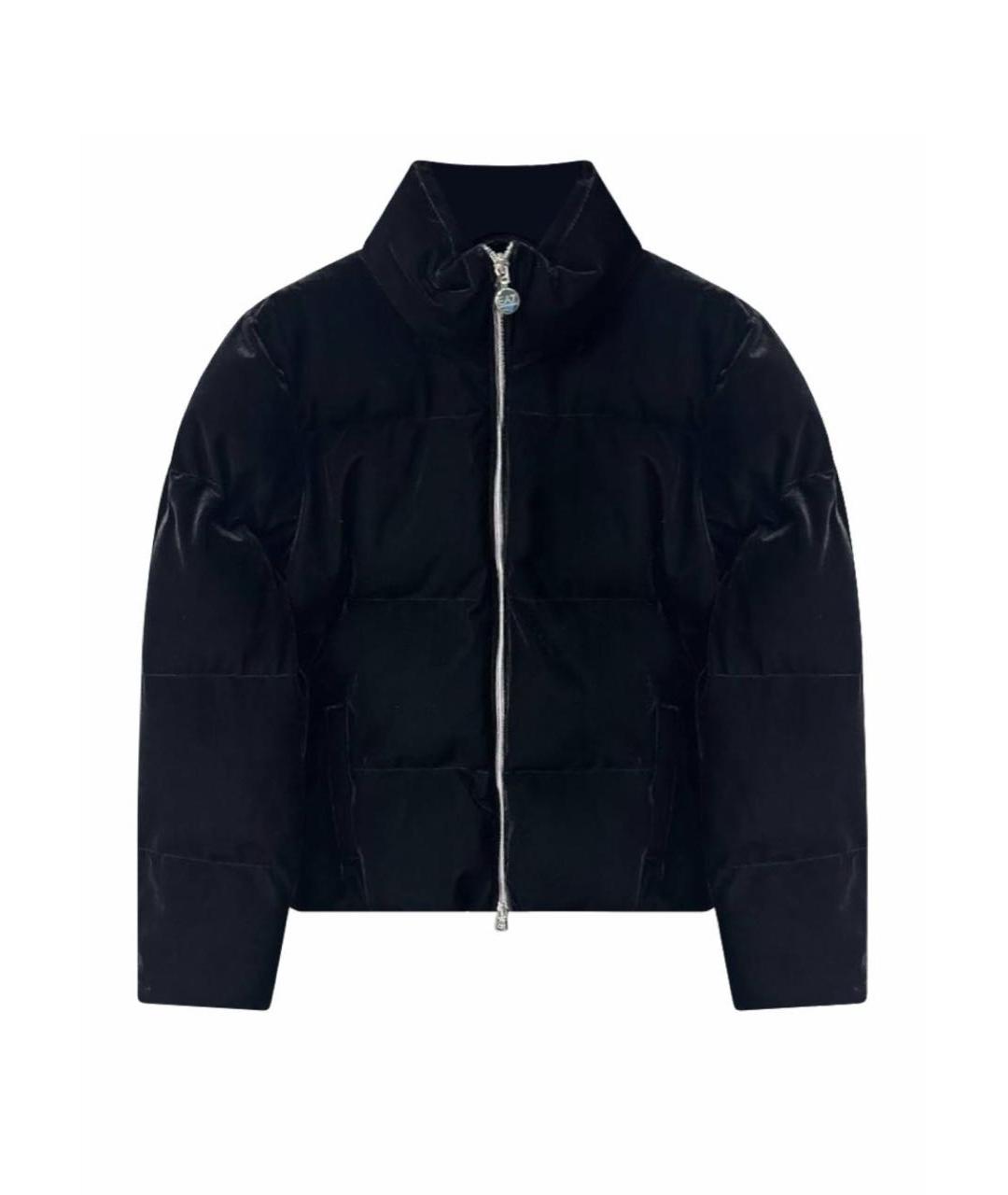 EA7 Черная полиэстеровая куртка, фото 1