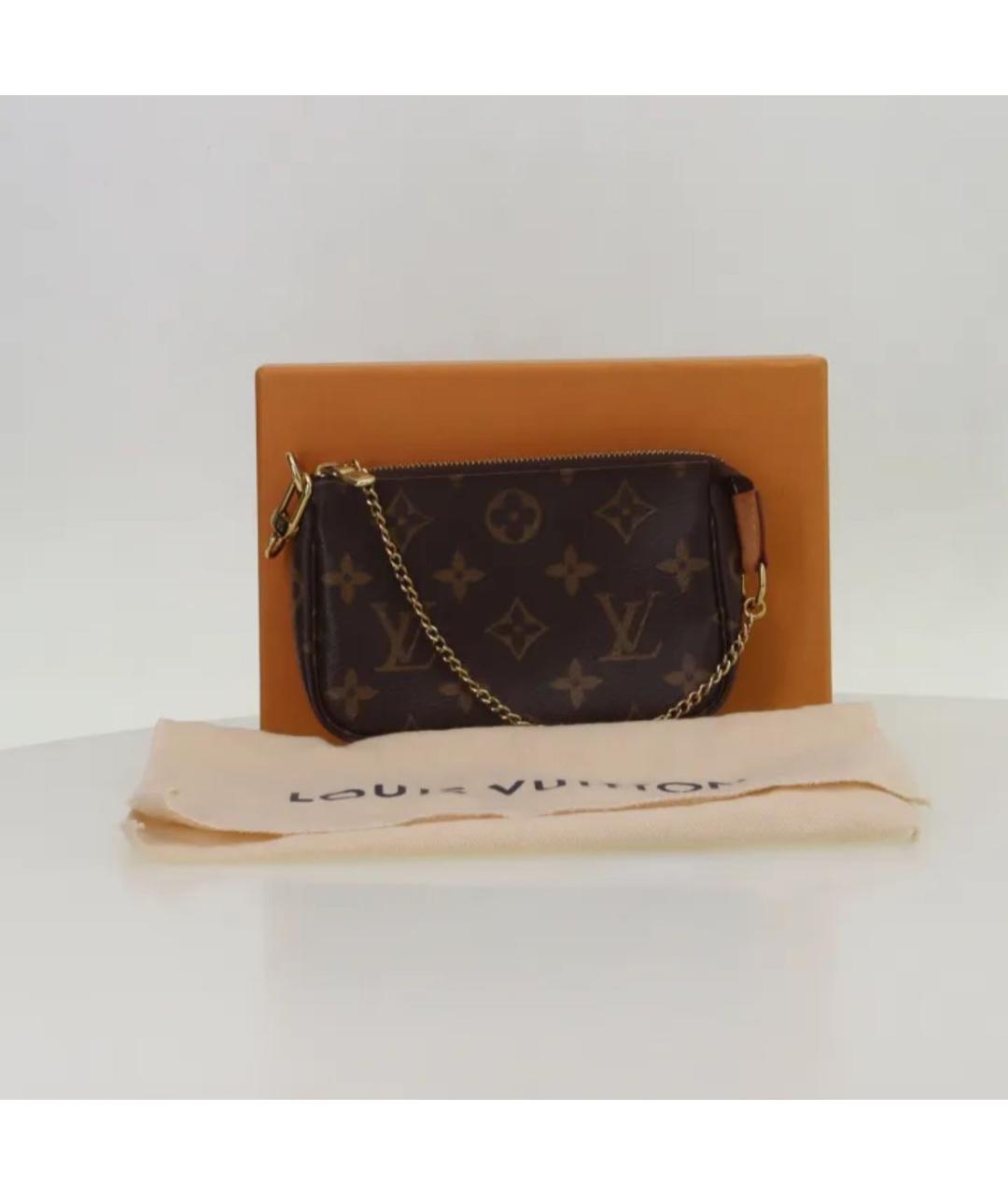 LOUIS VUITTON Коричневая сумка с короткими ручками, фото 2