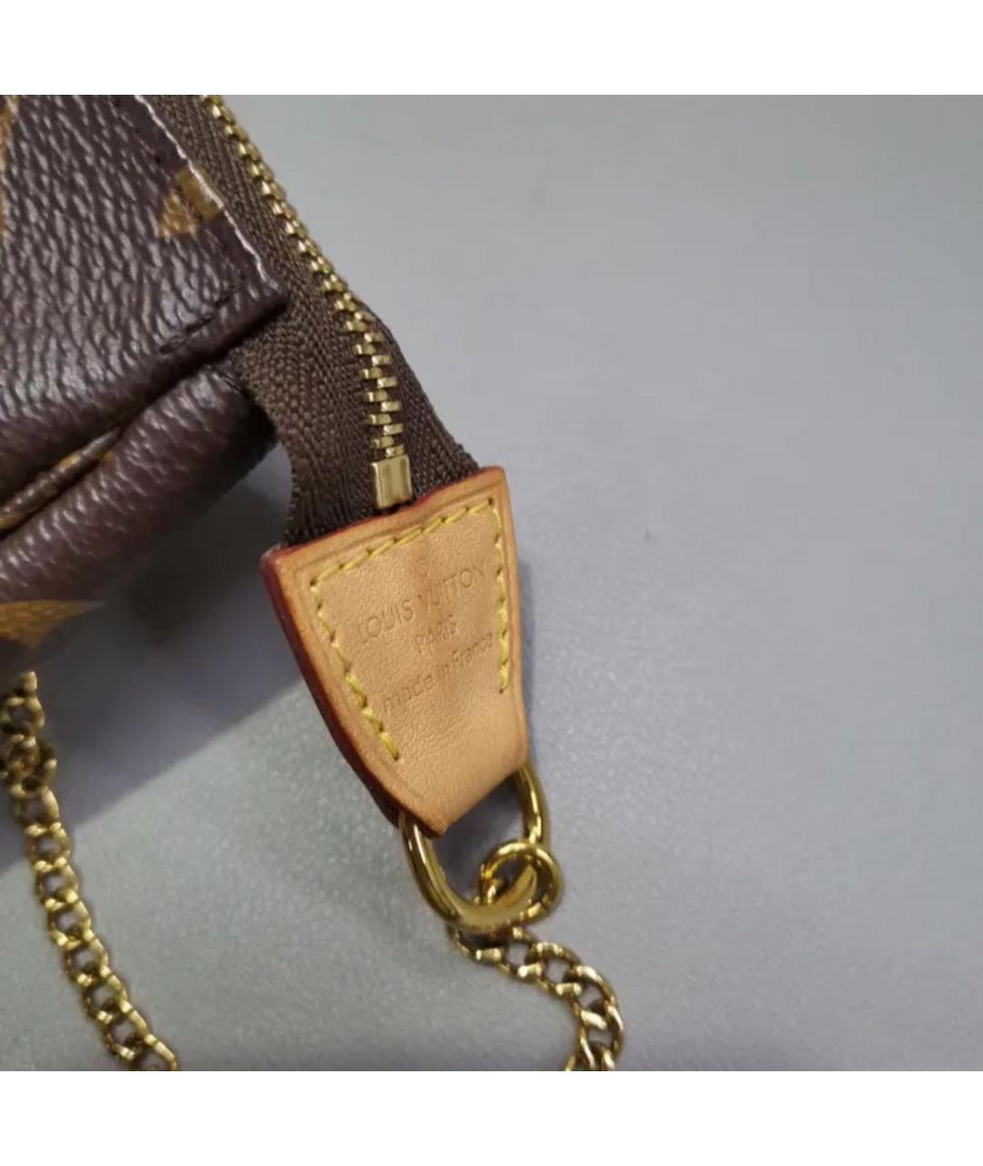 LOUIS VUITTON Коричневая сумка с короткими ручками, фото 3