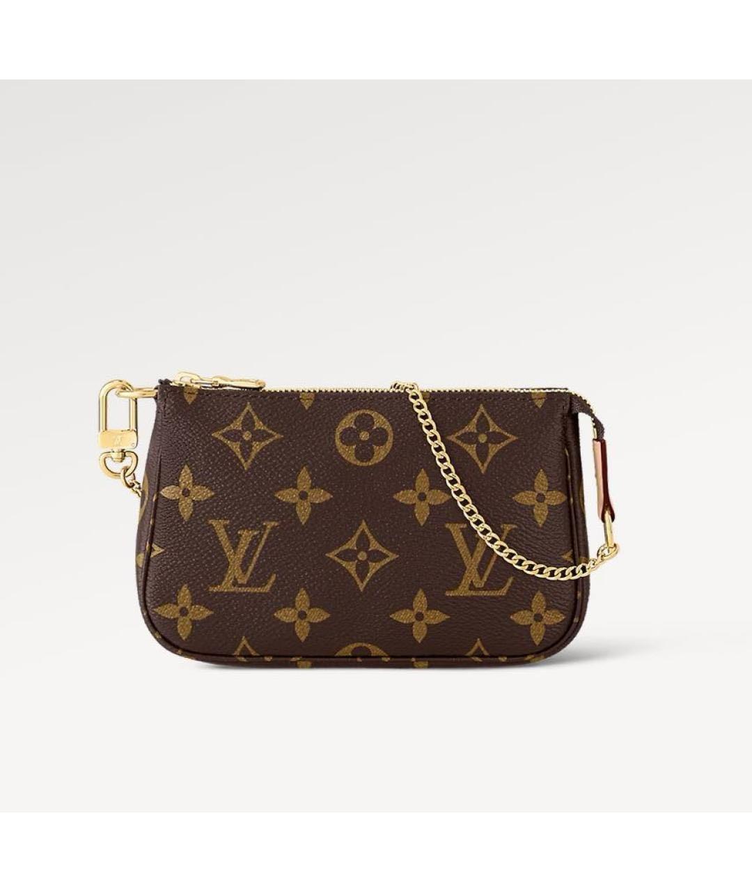 LOUIS VUITTON Коричневая сумка с короткими ручками, фото 7