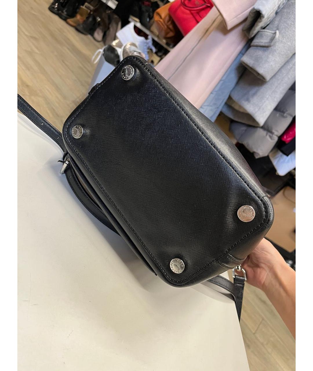 MICHAEL KORS Черная кожаная сумка тоут, фото 4