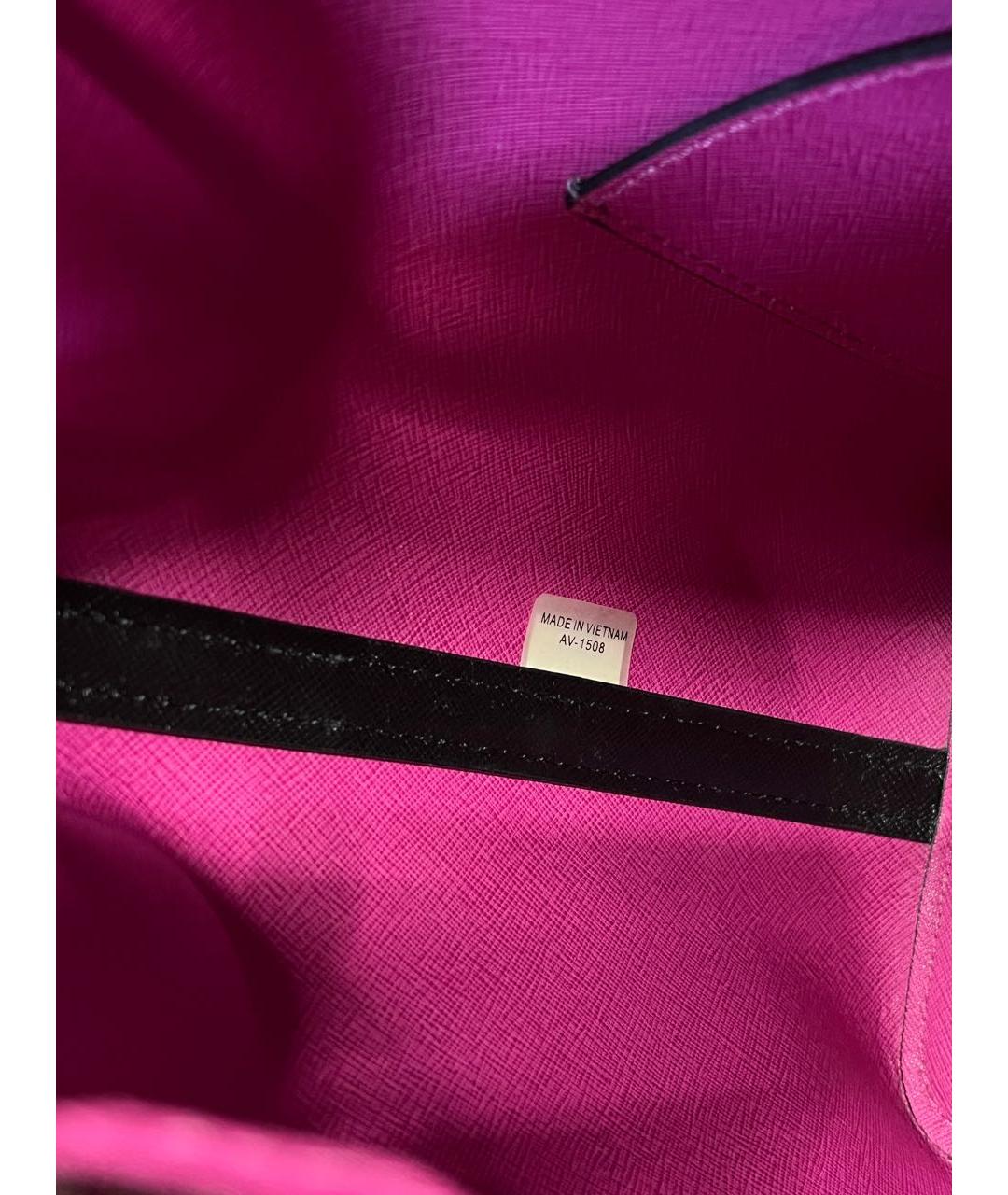 MICHAEL KORS Черная кожаная сумка тоут, фото 7