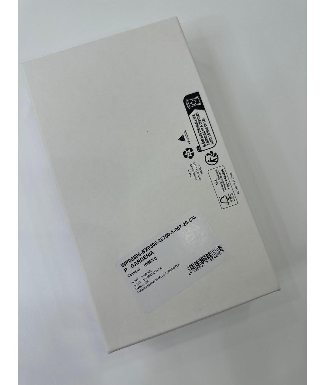 FURLA Бордовый кожаный кошелек, фото 6