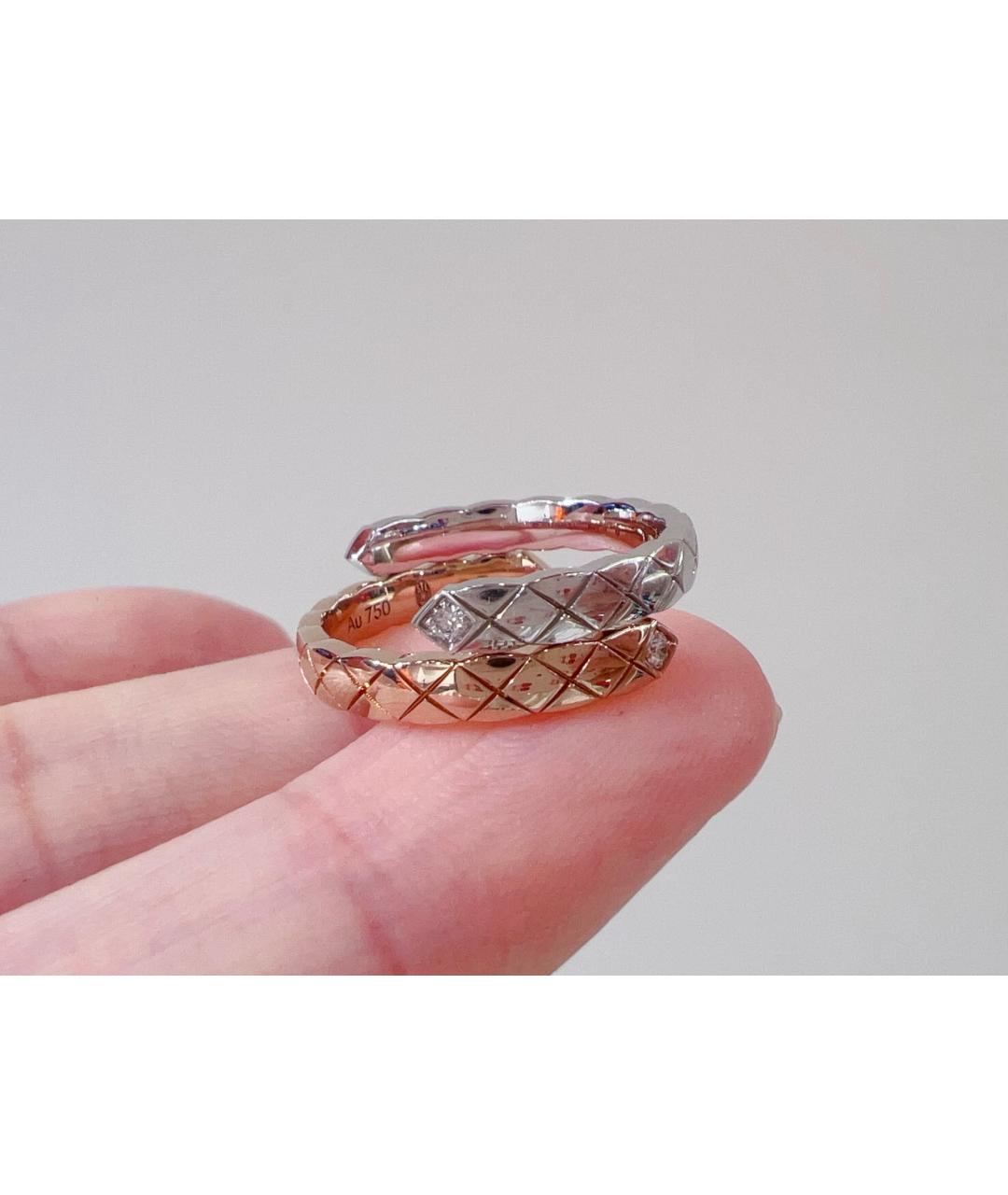 CHANEL Золотое кольцо из белого золота, фото 3