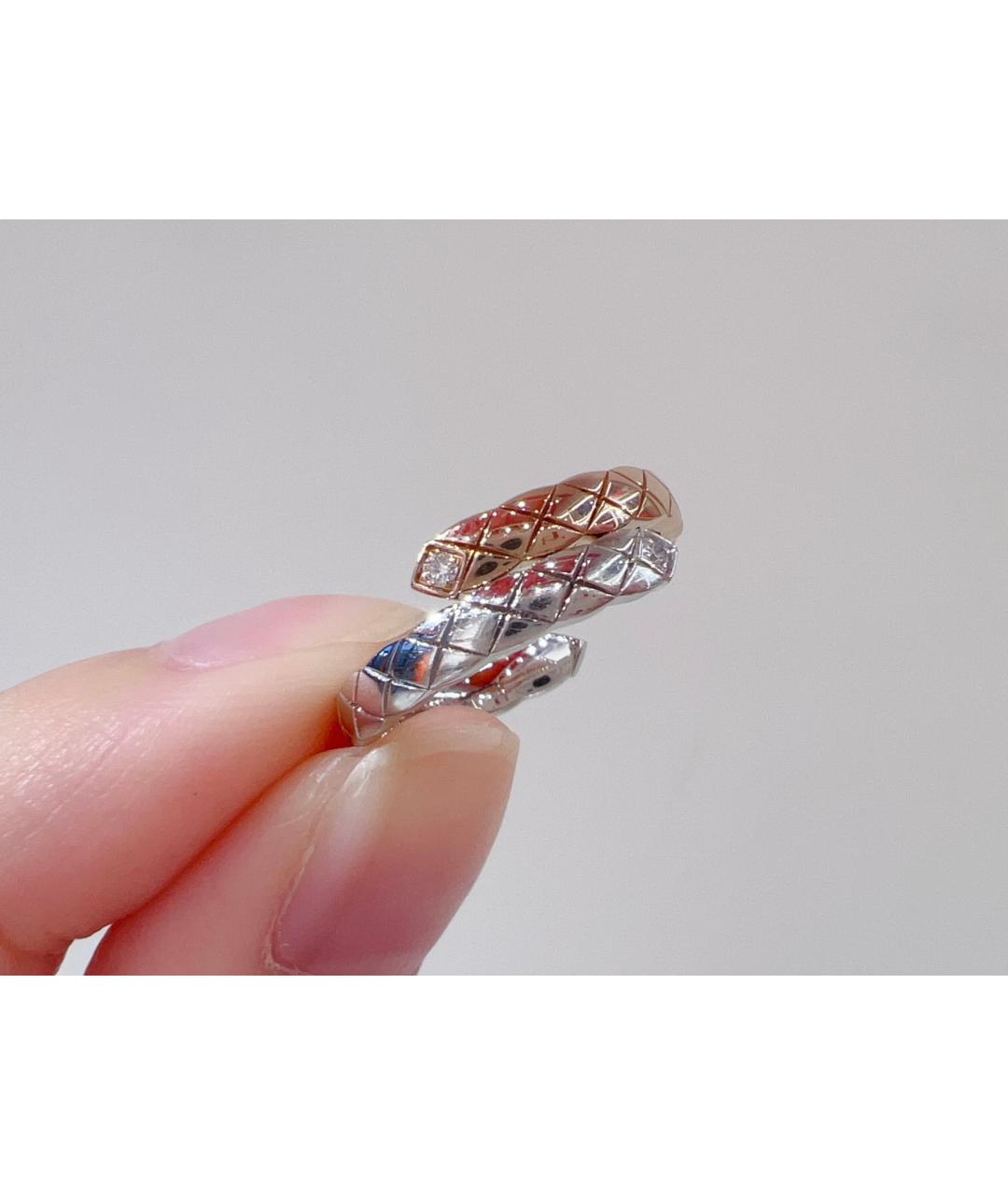 CHANEL Золотое кольцо из белого золота, фото 4