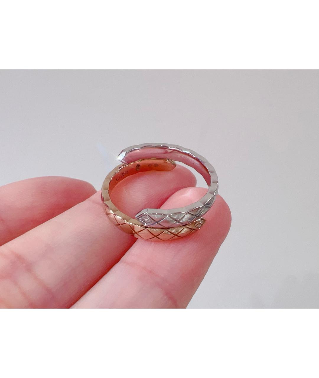 CHANEL Золотое кольцо из белого золота, фото 6