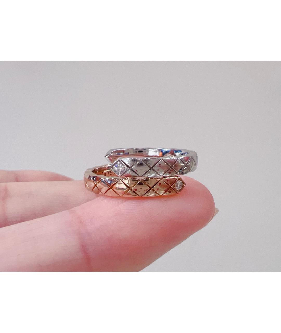 CHANEL Золотое кольцо из белого золота, фото 9