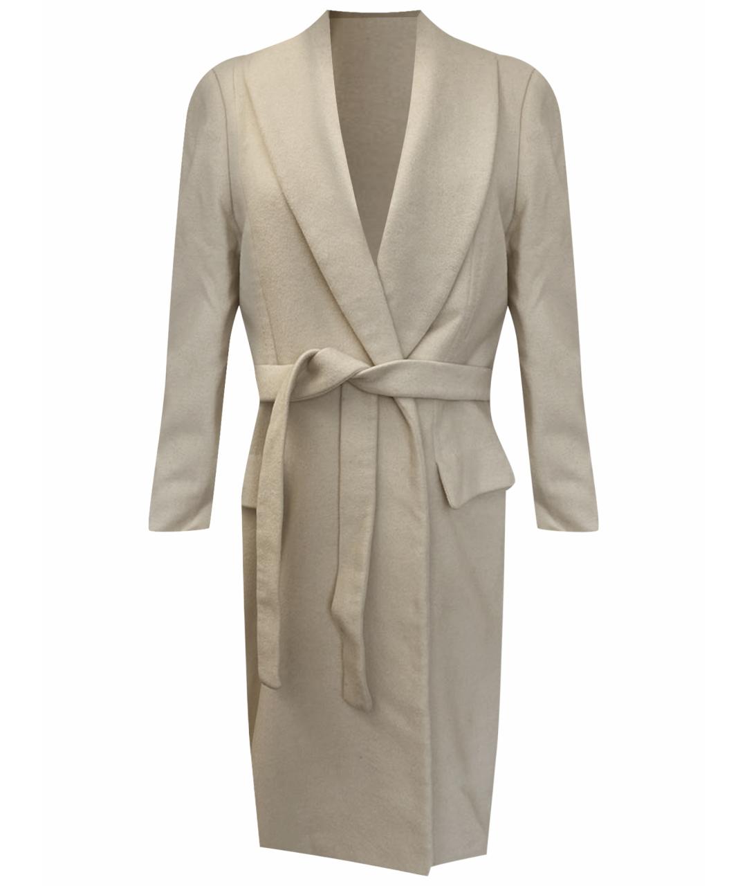 HUGO BOSS Бежевое шерстяное пальто, фото 1