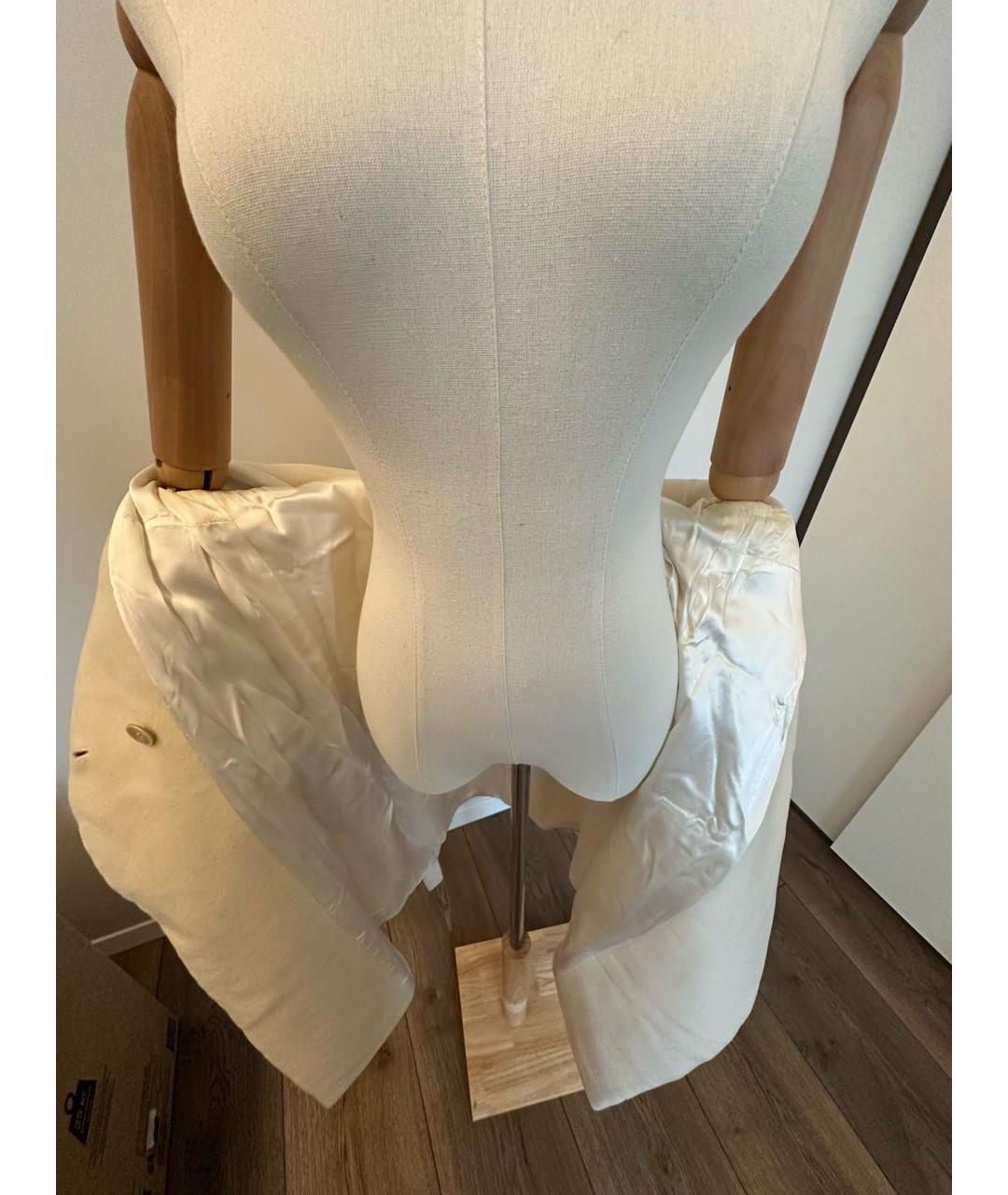 HUGO BOSS Бежевое шерстяное пальто, фото 8